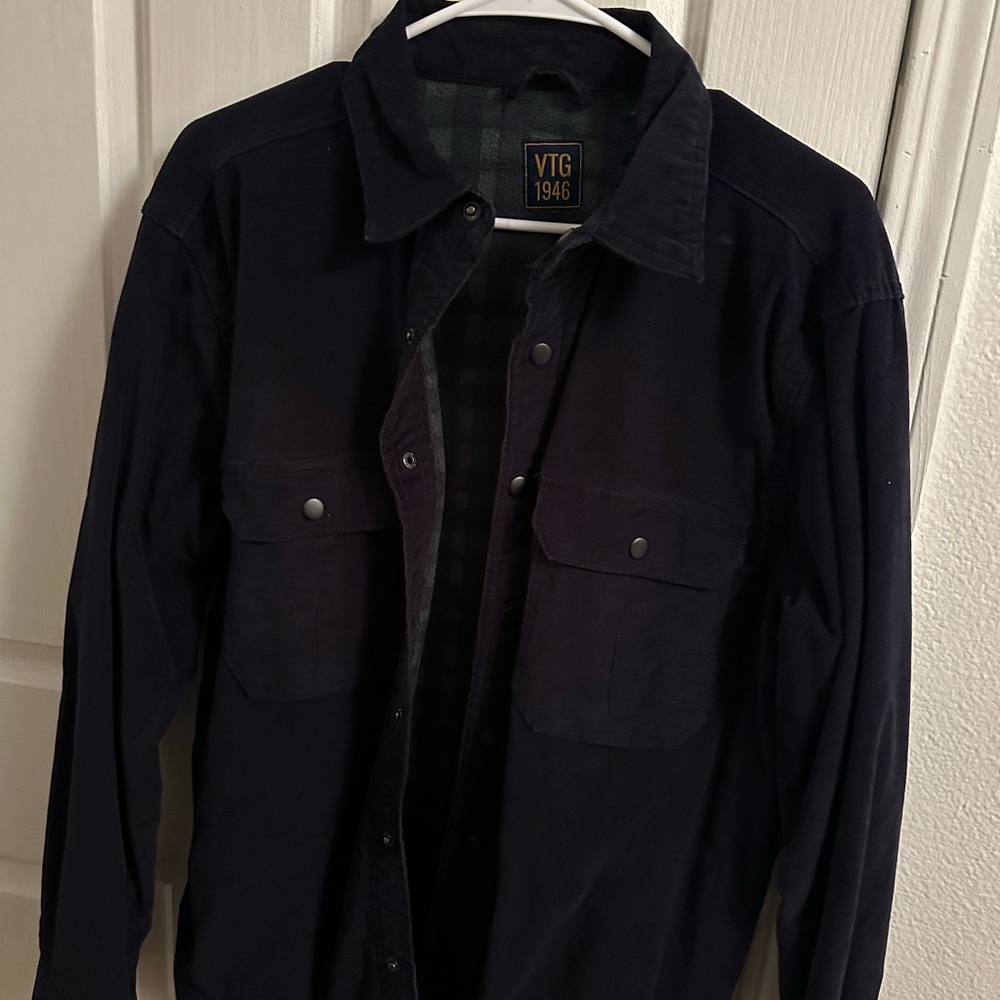 VTG 1946 Black Button-Up Jacket